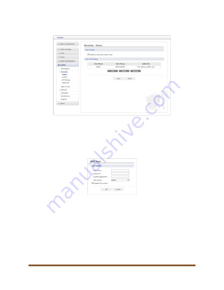 Vista VK2-HDX23IR-SMW User Manual Download Page 72