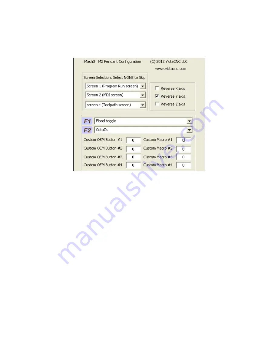 vistaCNC iMach III M2 Manual Download Page 9