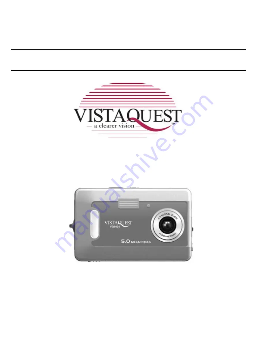 VistaQuest VQ 5020 Quick Start Manual Download Page 1