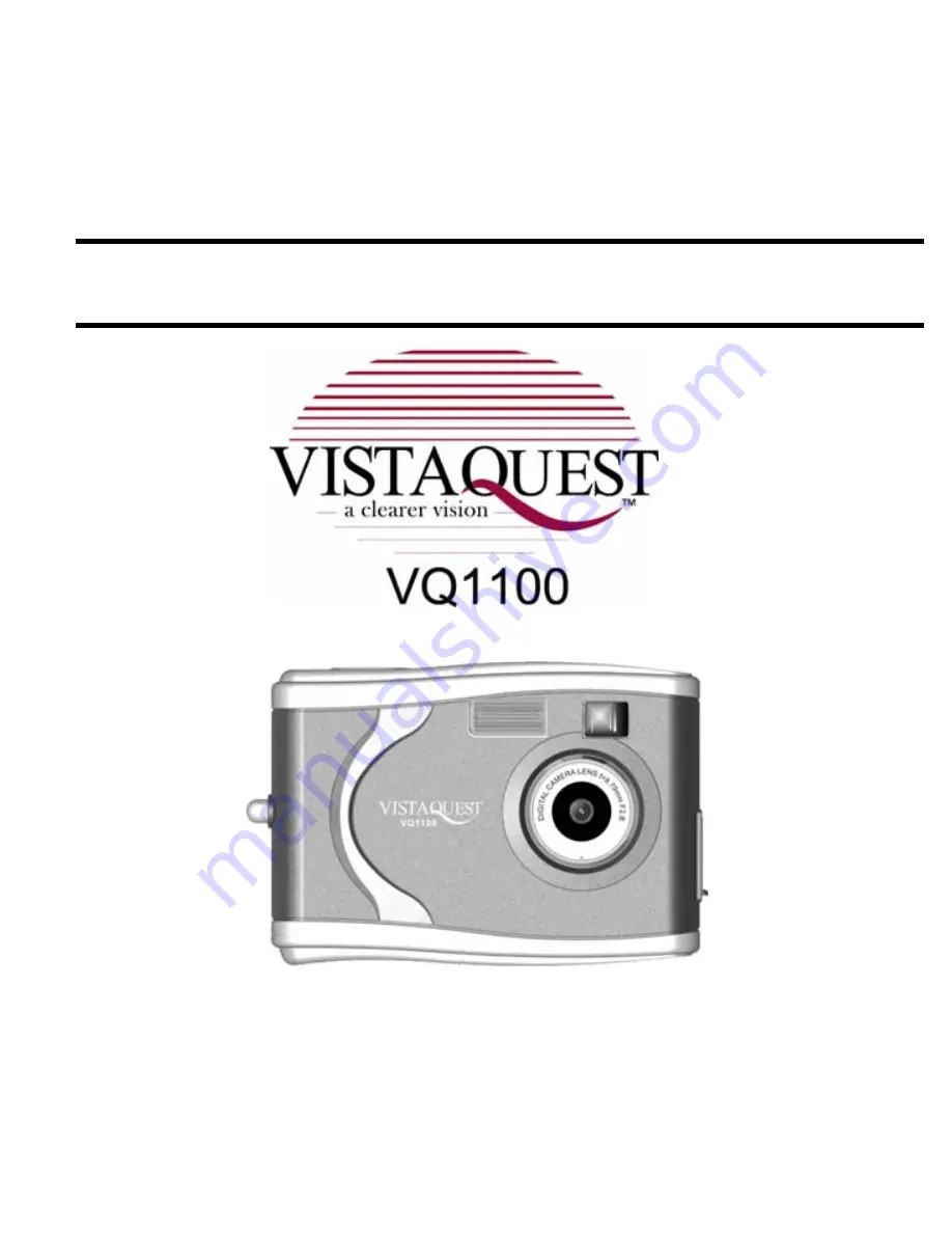 VistaQuest VQ1100 Quick Start Manual Download Page 1