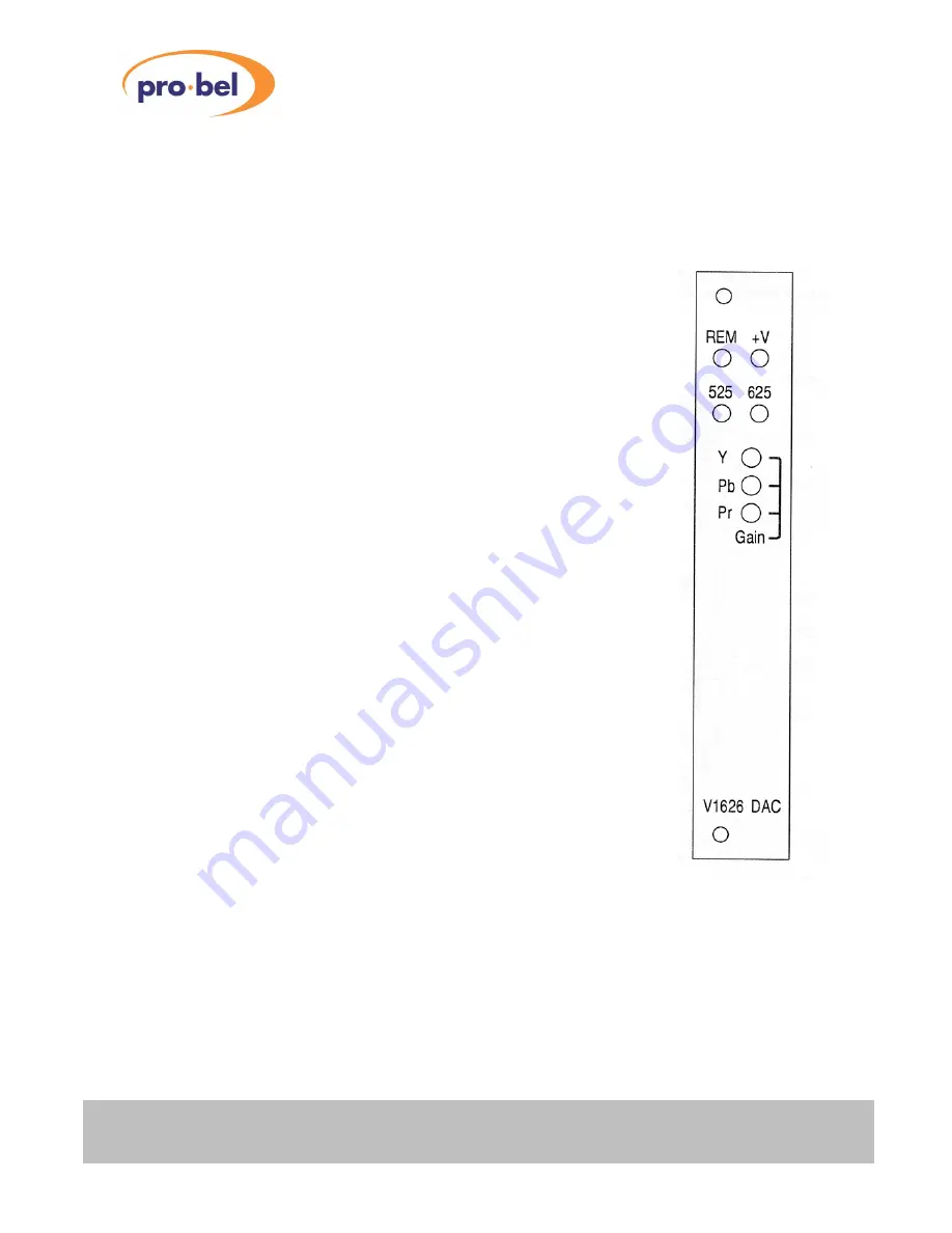 VISTEK V1626 User Manual Download Page 6