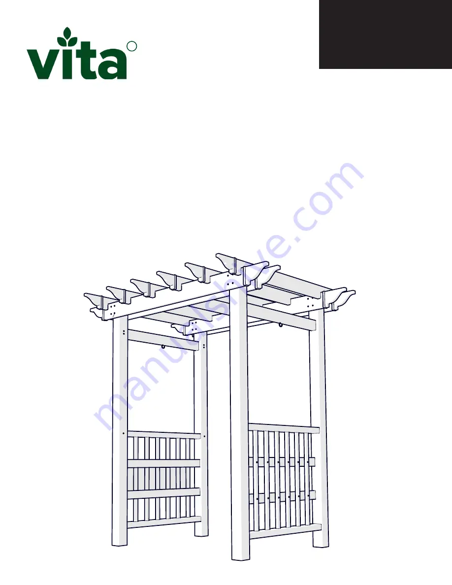 vita CLASSIC SPRINGPORT ARBOR VA68146 Assembly Manual Download Page 1