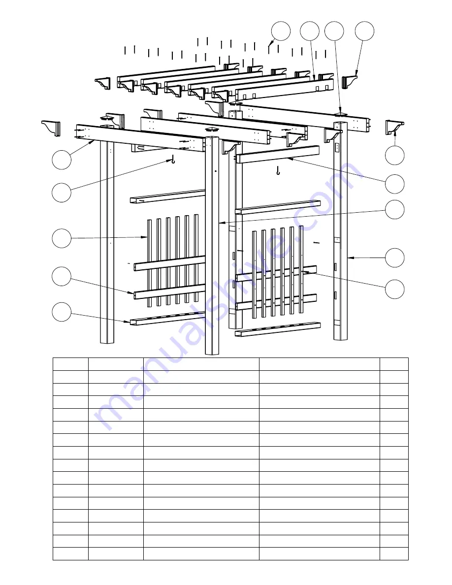 vita CLASSIC SPRINGPORT ARBOR VA68146 Assembly Manual Download Page 4