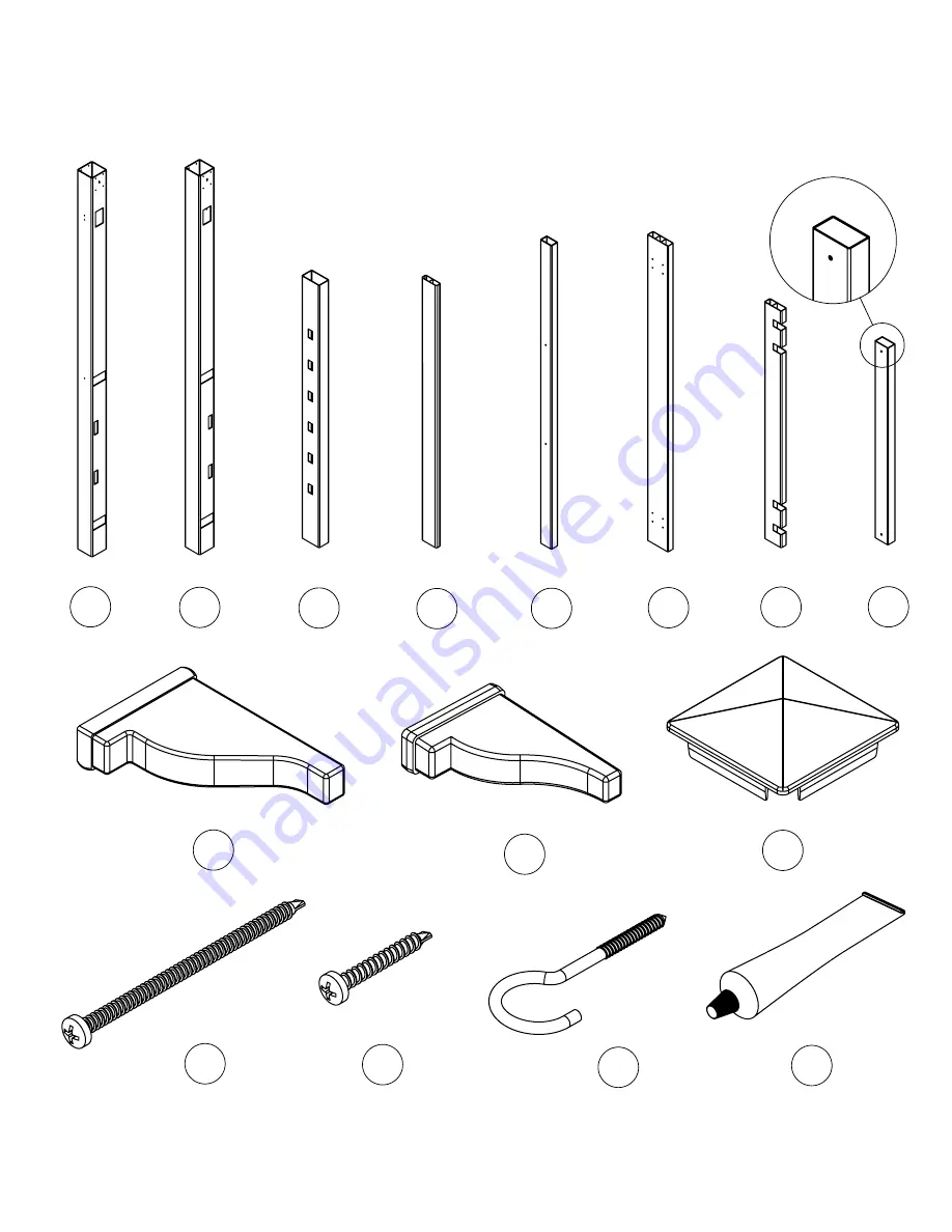 vita CLASSIC SPRINGPORT ARBOR VA68146 Assembly Manual Download Page 5