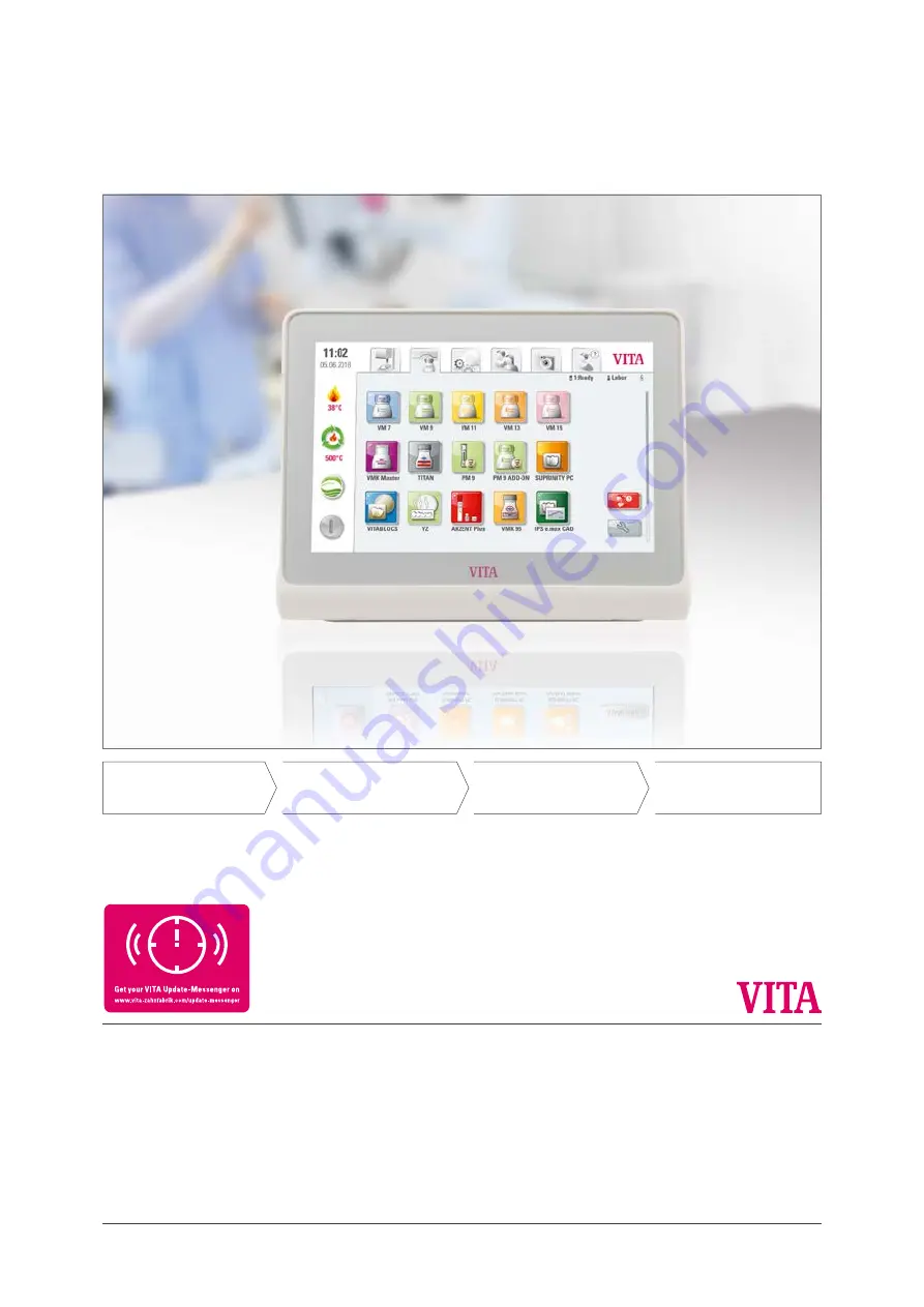 vita vPad comfort Operating Manual Download Page 1