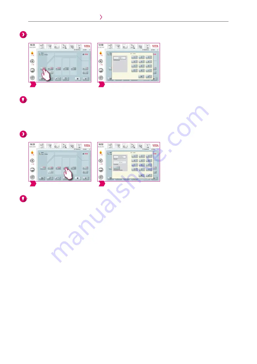 vita vPad comfort Operating Manual Download Page 34