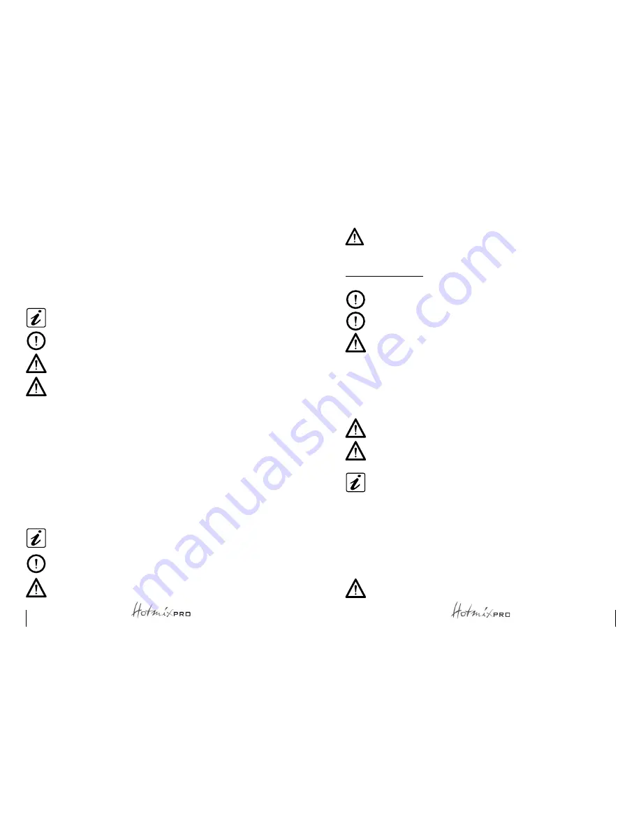 VITAECO HOTMIX PRO GASTRO Instruction Manual Download Page 13