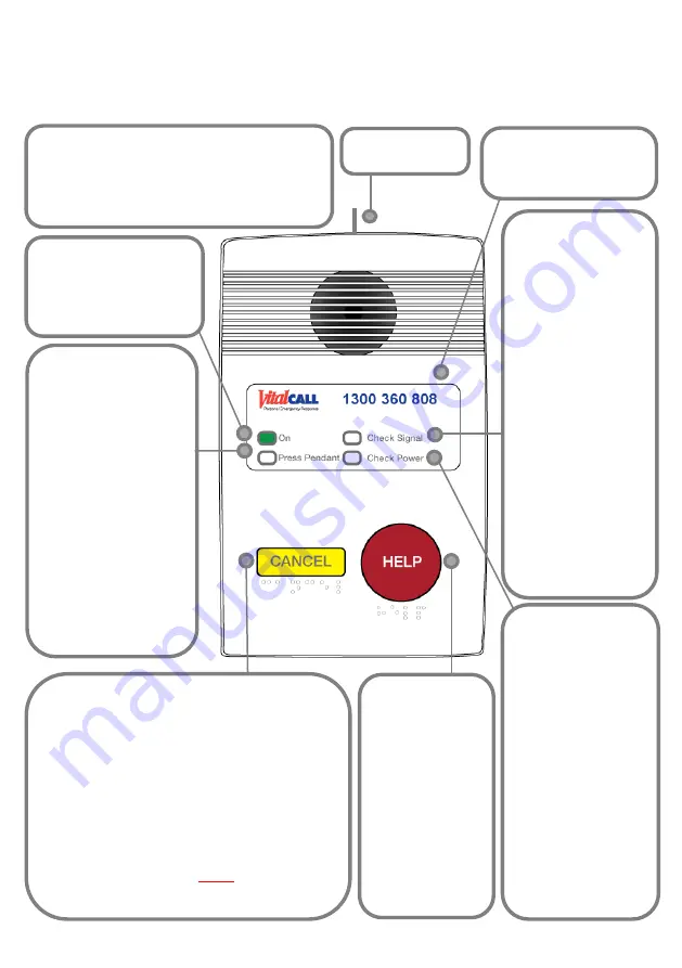 VitalCall EVE 3G Data Скачать руководство пользователя страница 2