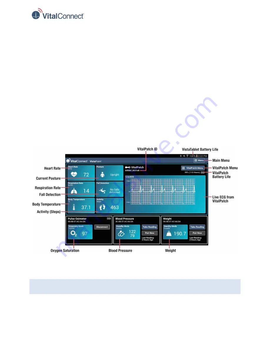VitalConnect Vista Solution VistaPoint 2.0 Manual Download Page 10
