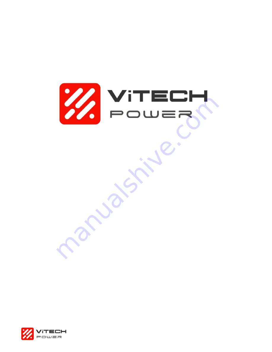 Vitech VT5000ES48 Скачать руководство пользователя страница 20