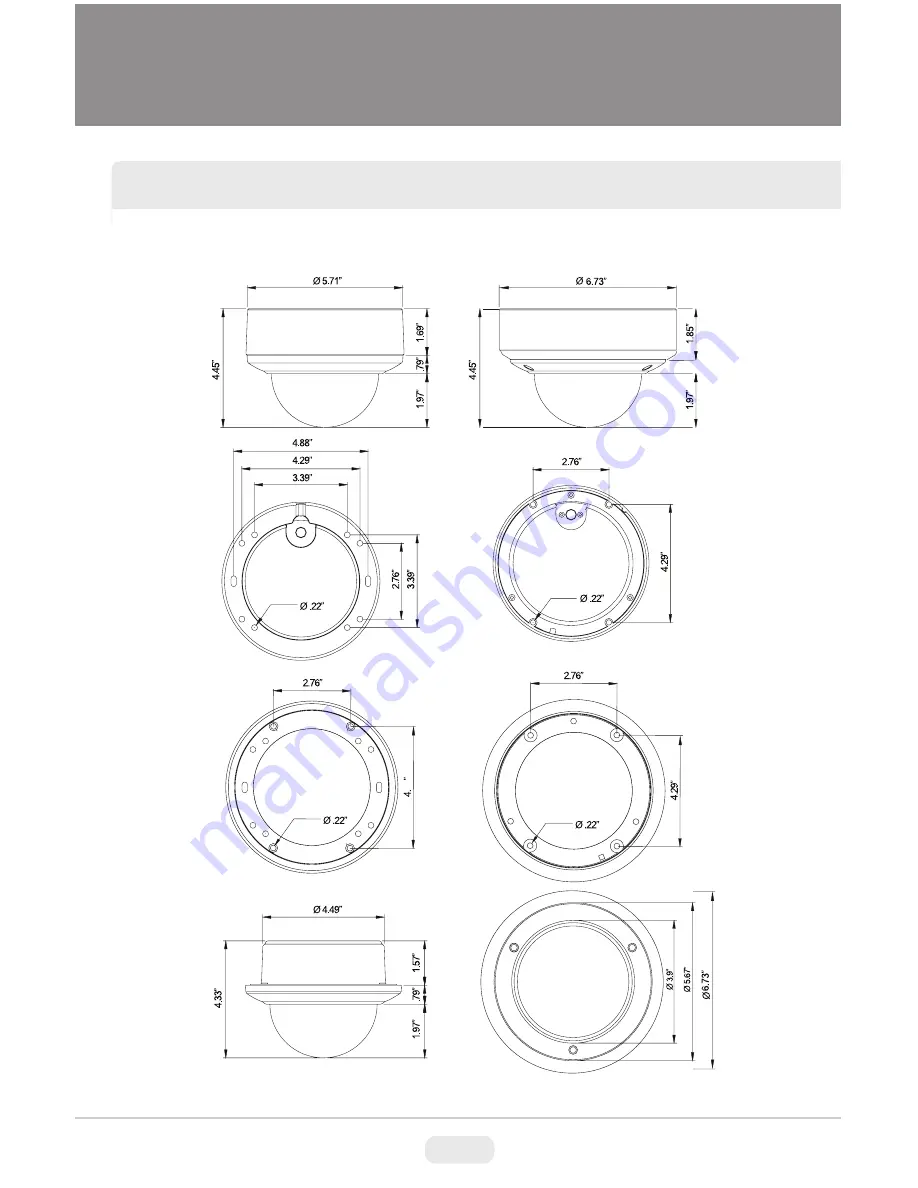 Vitek 750 TVL Dome Cameras Series User Manual Download Page 35