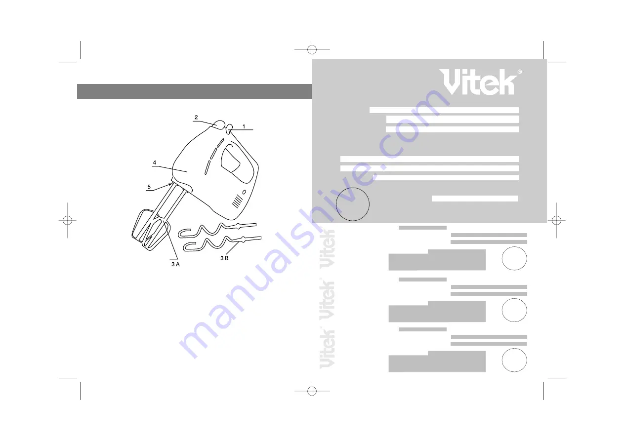 Vitek VT-1402 Скачать руководство пользователя страница 2