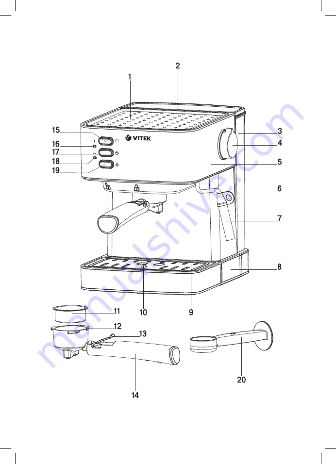 Vitek VT-1504 Manual Instruction Download Page 2