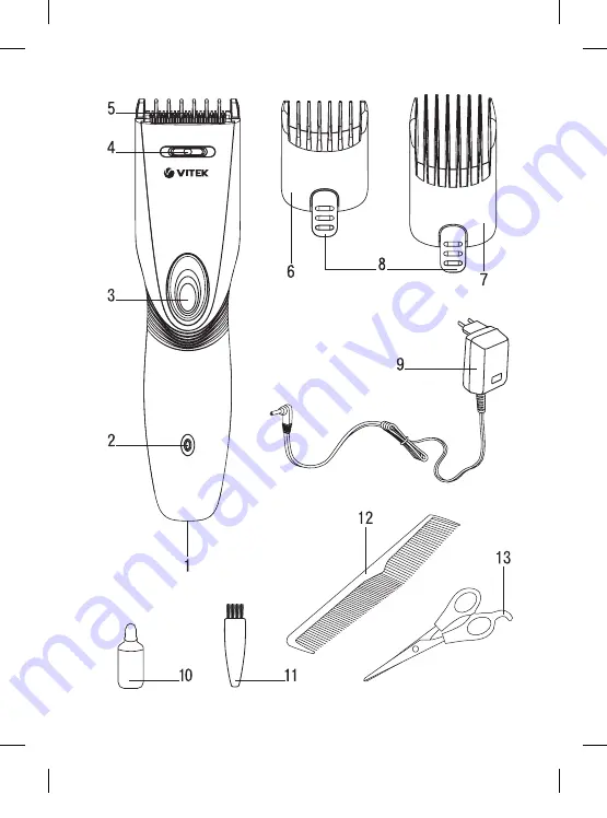 Vitek VT-2568 BK Manual Instruction Download Page 2