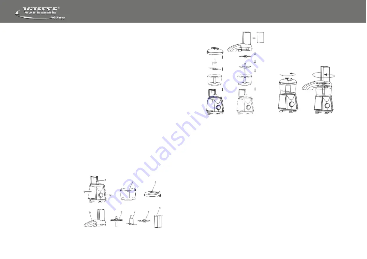 Vitesse Home VS-531 Manual Download Page 5