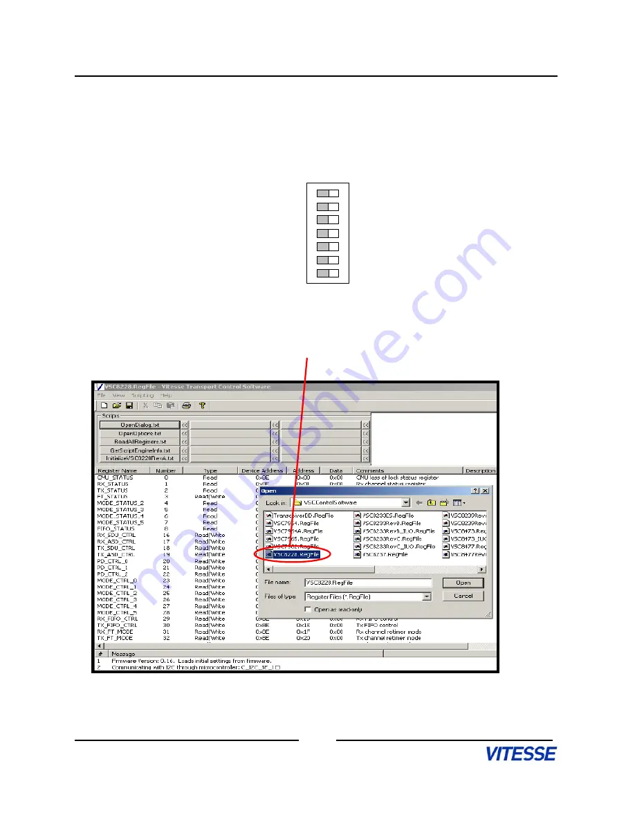 Vitesse VSC8228 Usage Manual Download Page 9