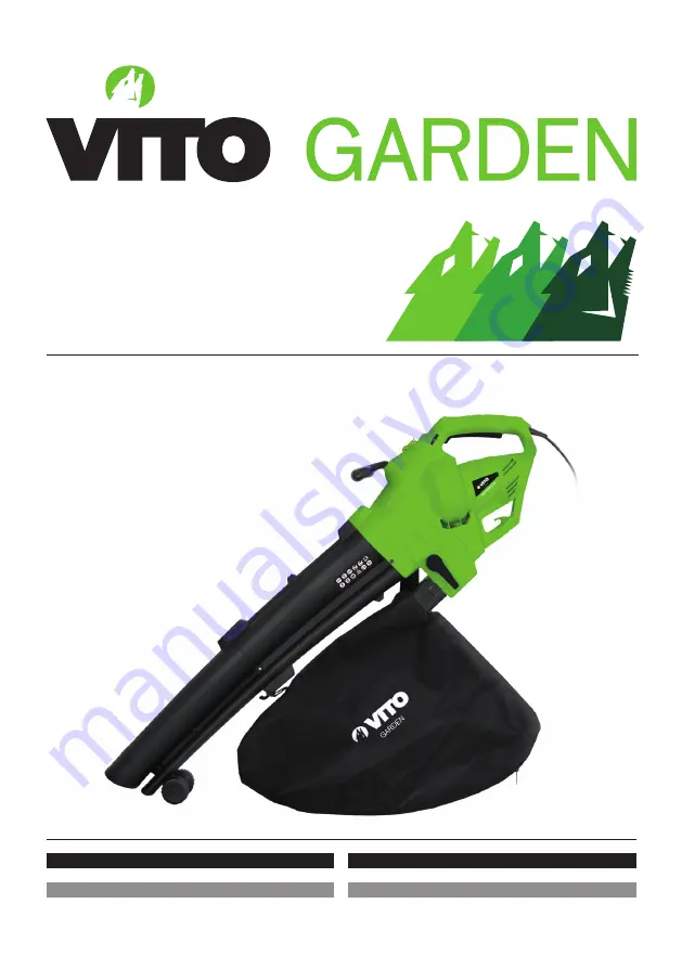 VITO GARDEN VIAS3000 Instruction Manual Download Page 1