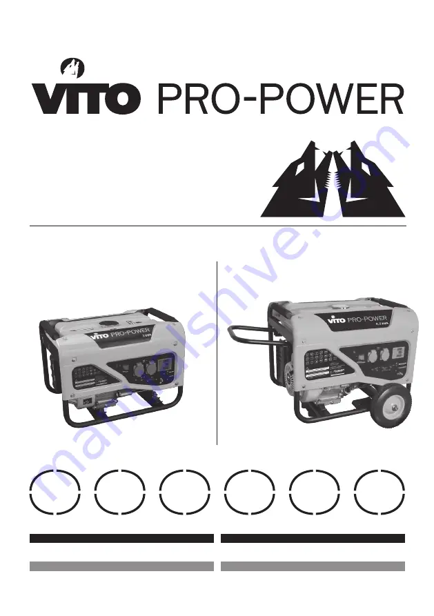 VITO PRO-POWER 3 kva Instruction Manual Download Page 1