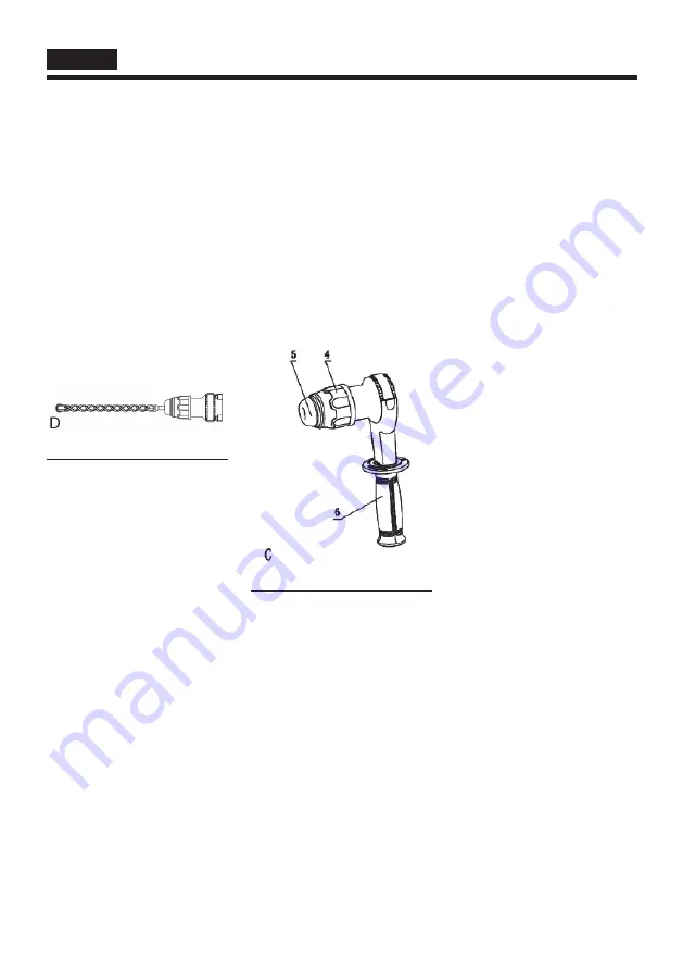 VITO PRO-POWER SDS-MAX Instruction Manual Download Page 6