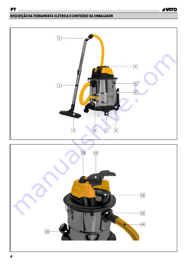 VITO PRO POWER VIBCASLB20SFL20 Скачать руководство пользователя страница 4