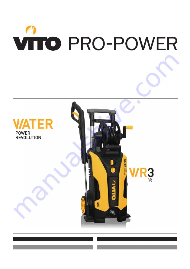 VITO PRO-POWER WR3 Instruction Manual Download Page 1