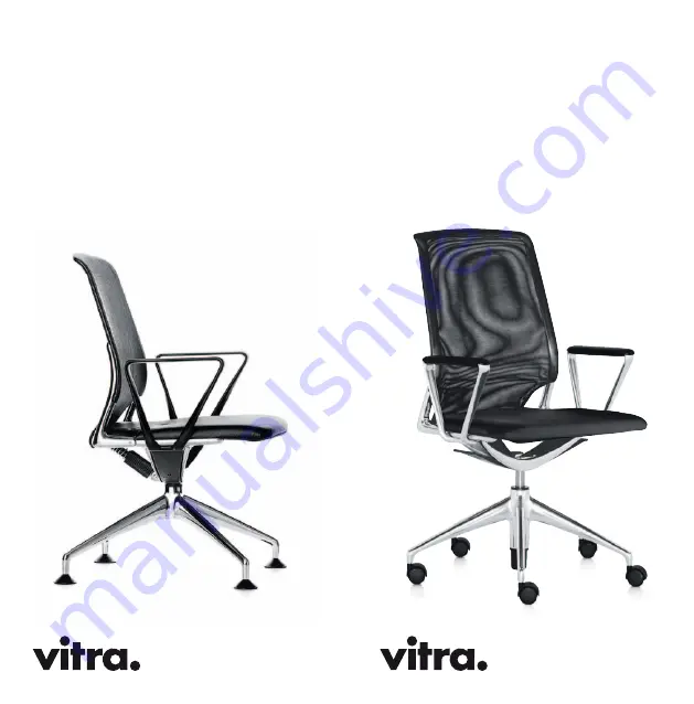 VITRA Meda Chair Instructions For Use Manual Download Page 1