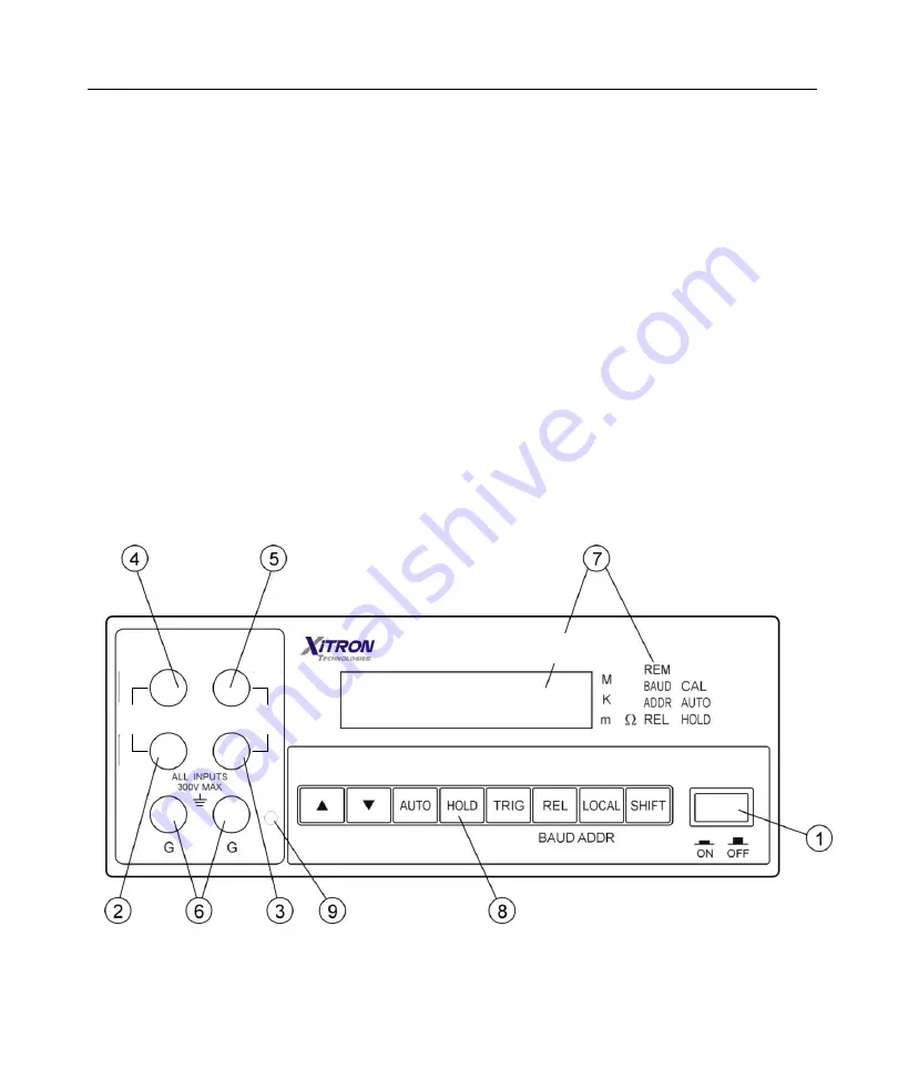 Vitrek XiTRON XT560 User Manual Download Page 10