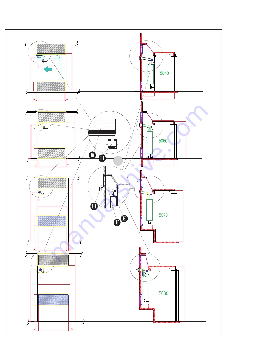 Vitrifrigo Trivalente 5040 Скачать руководство пользователя страница 58