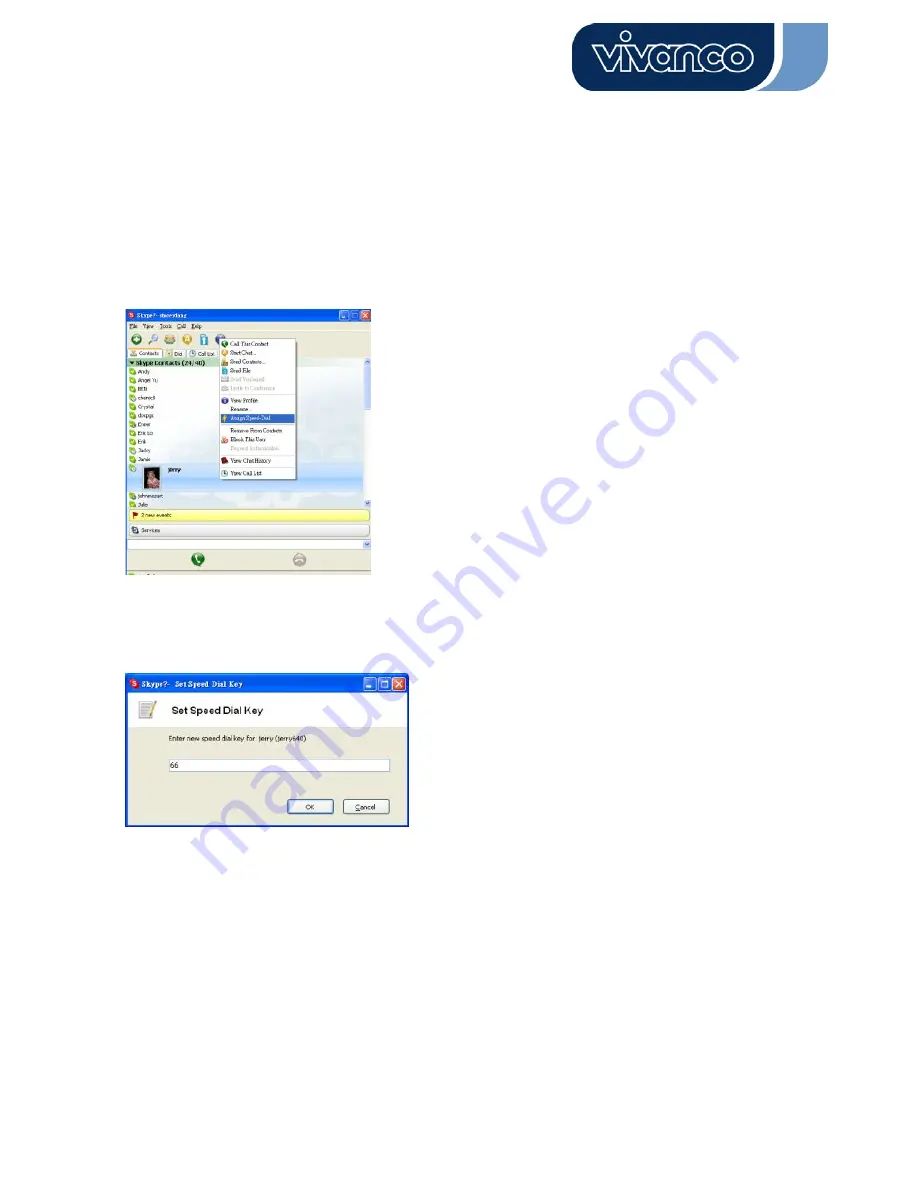 Vivanco USB VOICE OVER IP TELEPHONE Скачать руководство пользователя страница 29