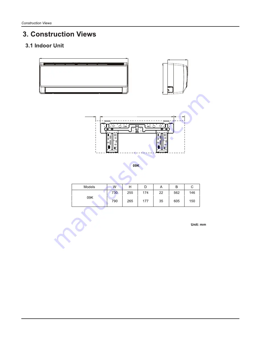 Vivax cool ACP-09CH25GEK/I Service Manual Download Page 9