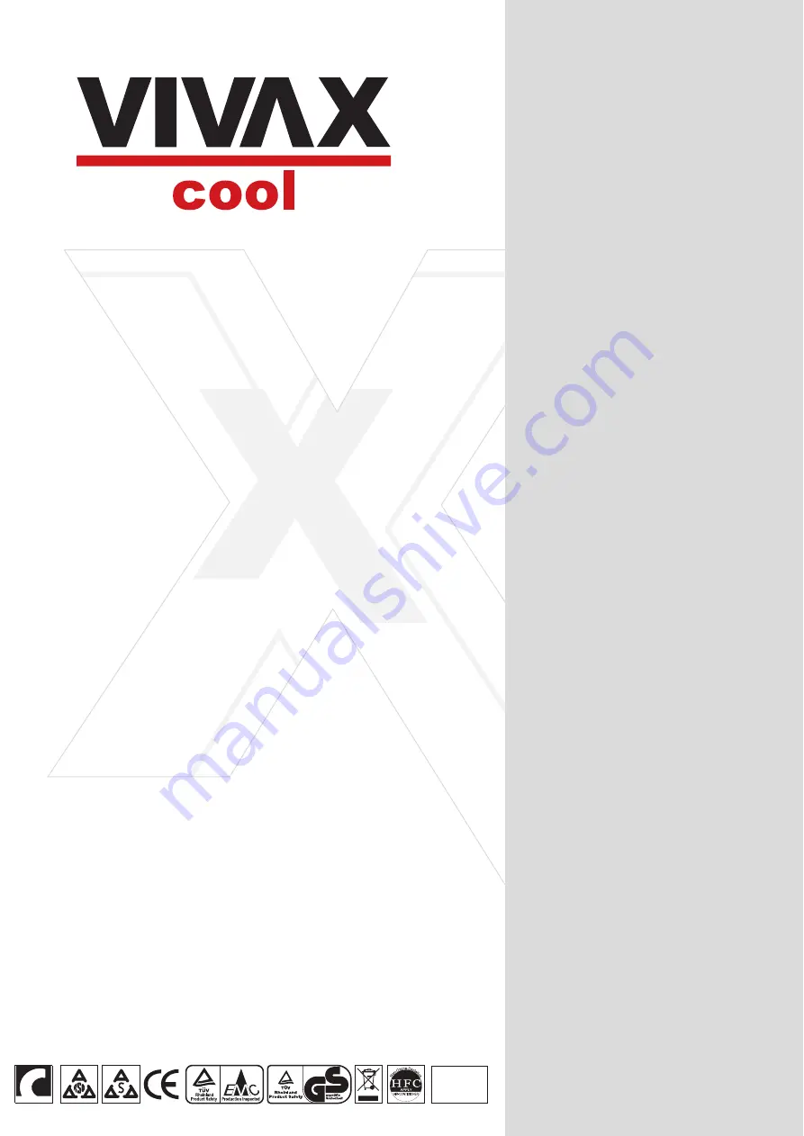 Vivax cool ACP-09PT25GN User Manual Download Page 111