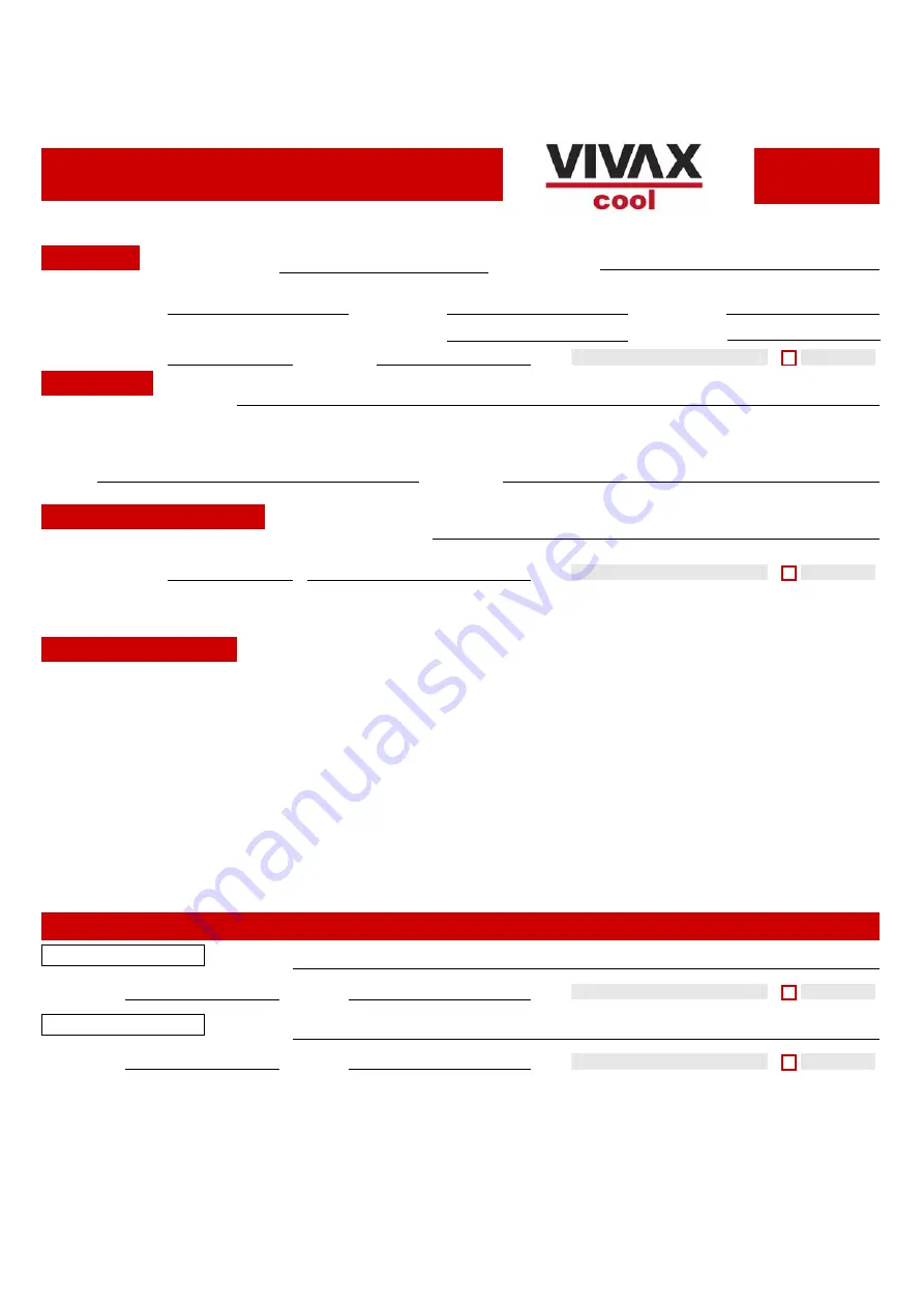 Vivax cool ACP-09PT25GN User Manual Download Page 145