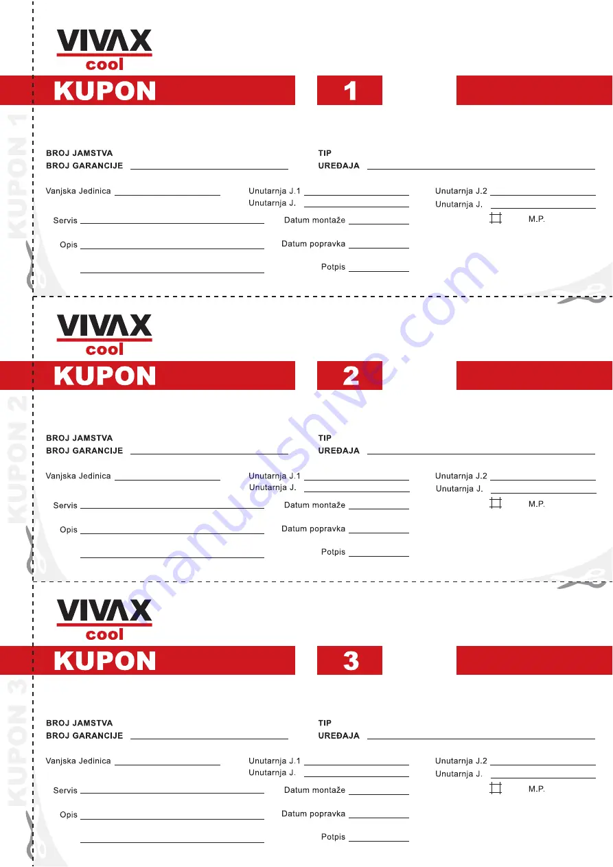 Vivax cool ACP-09PT25GN Скачать руководство пользователя страница 147