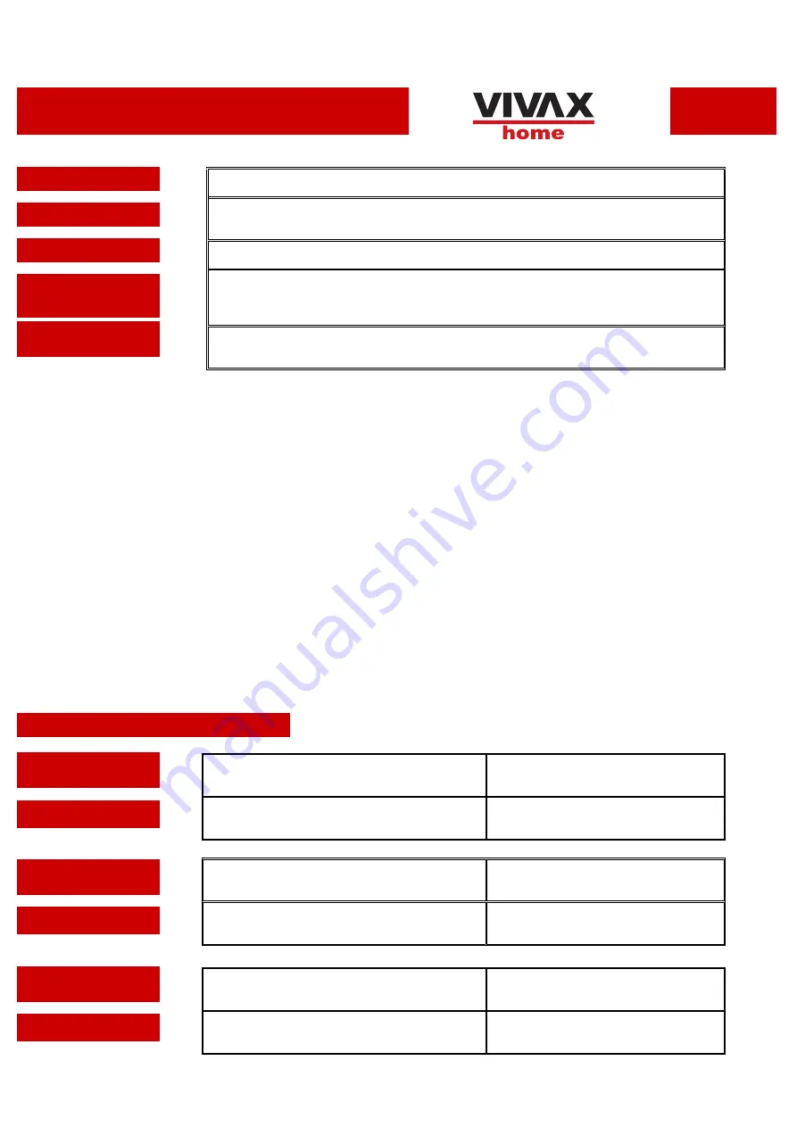 VIVAX home AJ-700 User Manual Download Page 46