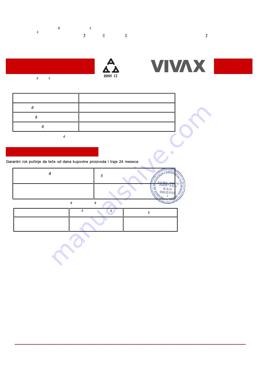 Vivax APM-1030 Скачать руководство пользователя страница 52