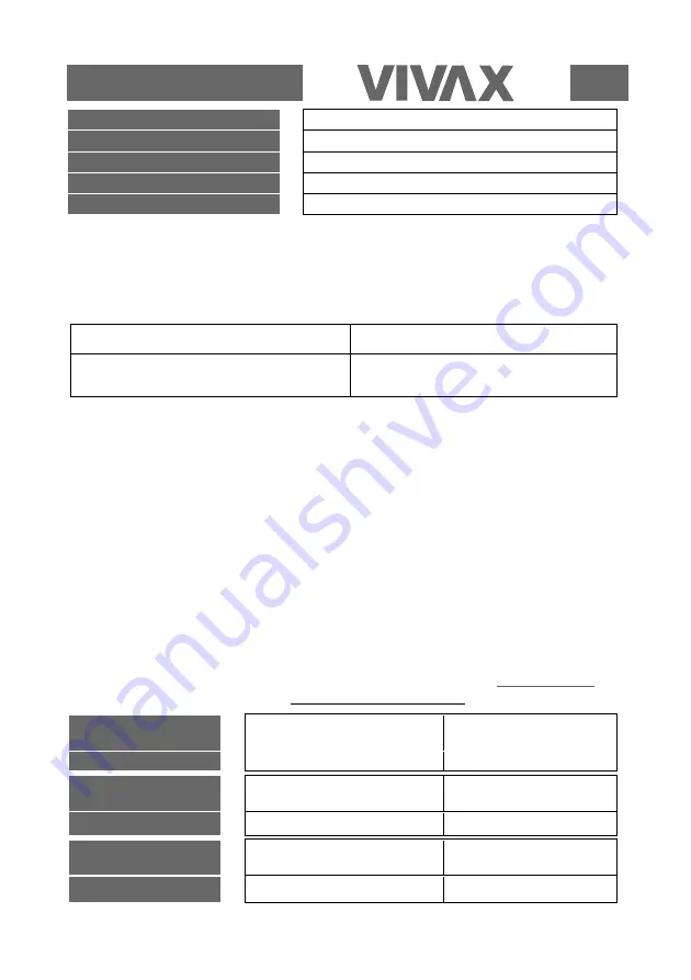 Vivax BO-606FAHTM X Instruction Manual Download Page 205