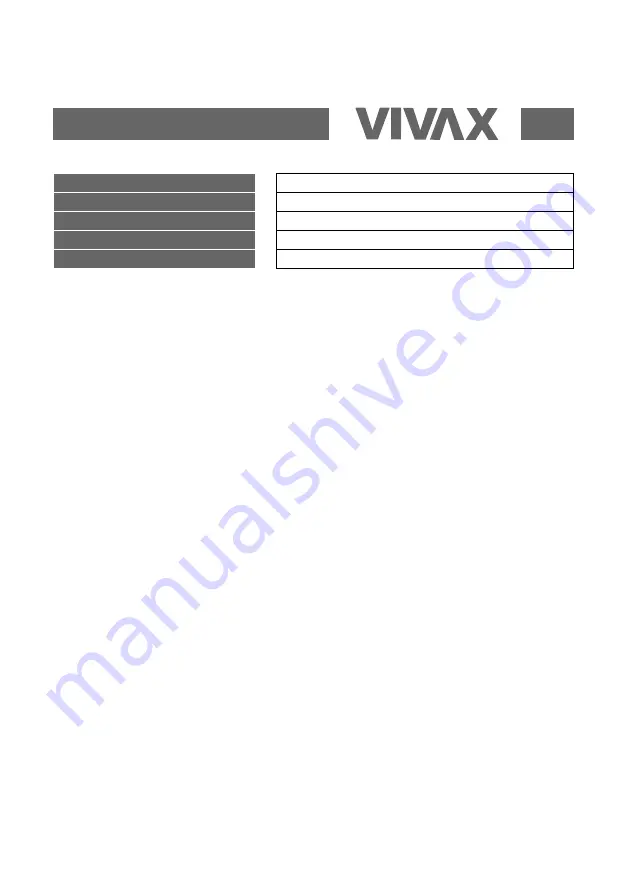 Vivax BS-210 Instruction Manual Download Page 53