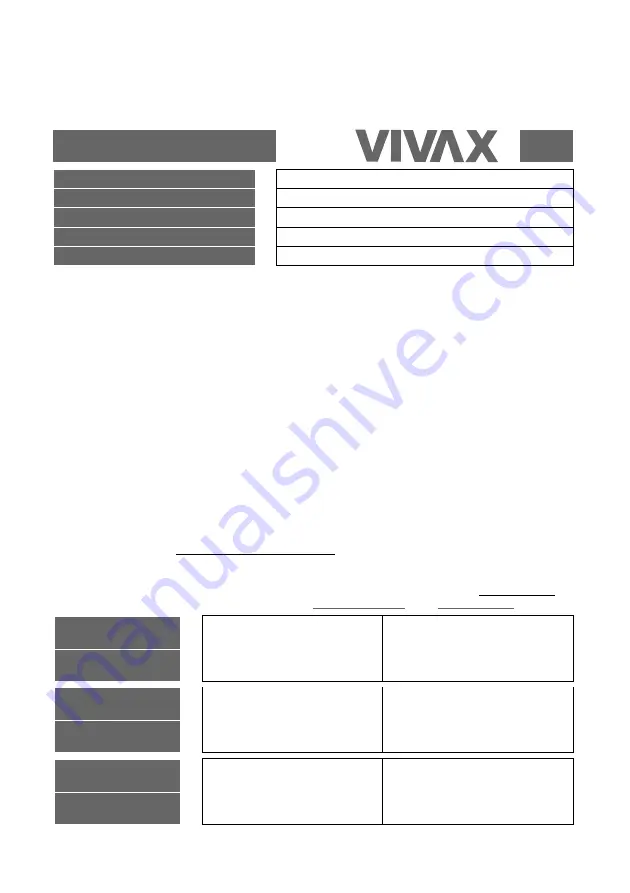 Vivax BS-300 Instruction Manuals Download Page 64