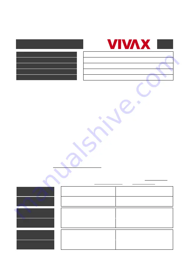 Vivax DD-207 S Скачать руководство пользователя страница 70