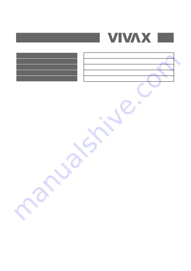 Vivax TV-43S61T2S2SM Instruction Manual Download Page 247