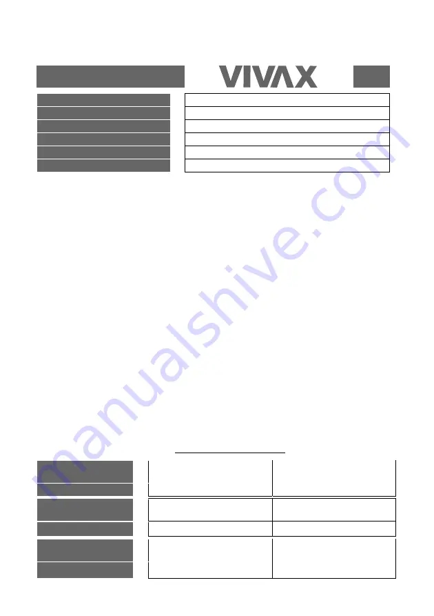 Vivax TV-43S61T2S2SM Instruction Manual Download Page 250