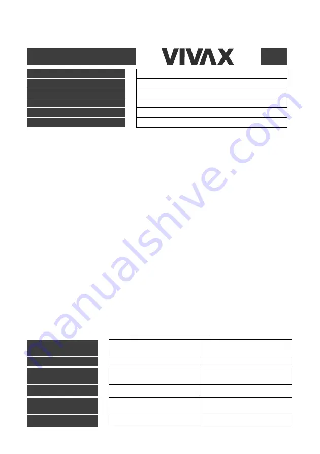 Vivax VCW-2002B2 User Manual Download Page 34