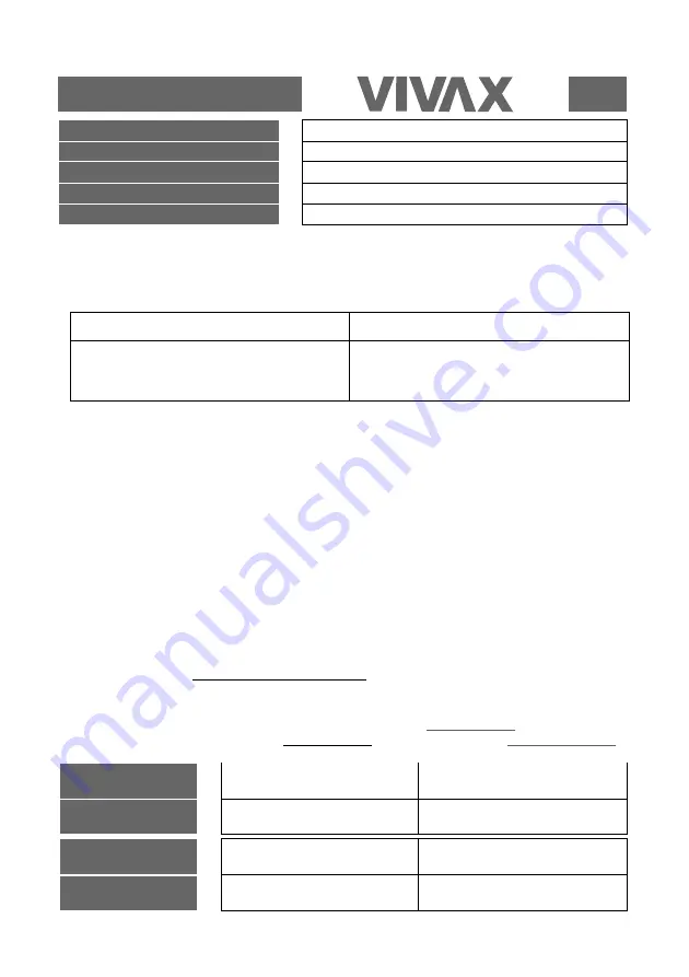 Vivax WFL-140714B User Manual Download Page 156