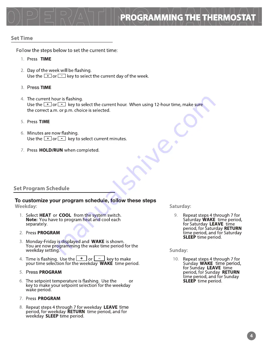 Vive Comfort TP-N-605 Operating Manual Download Page 4