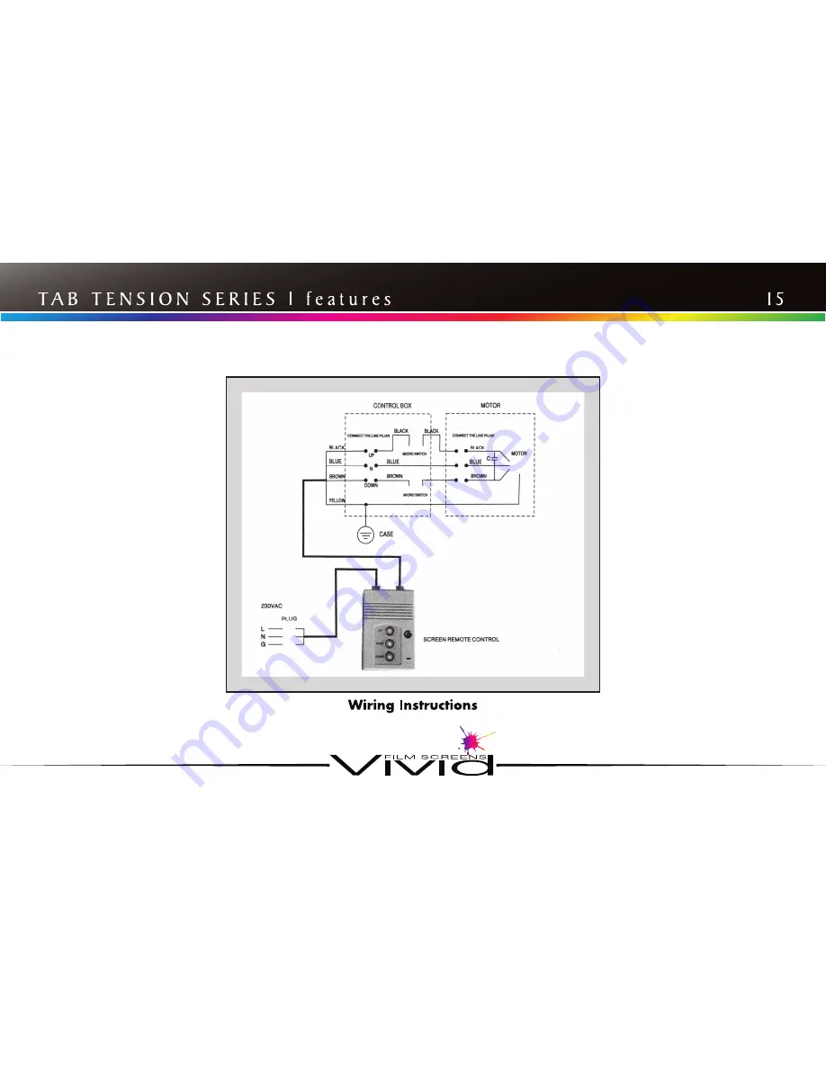 Vivid VFS108TT Tab Tension Series User Manual Download Page 15