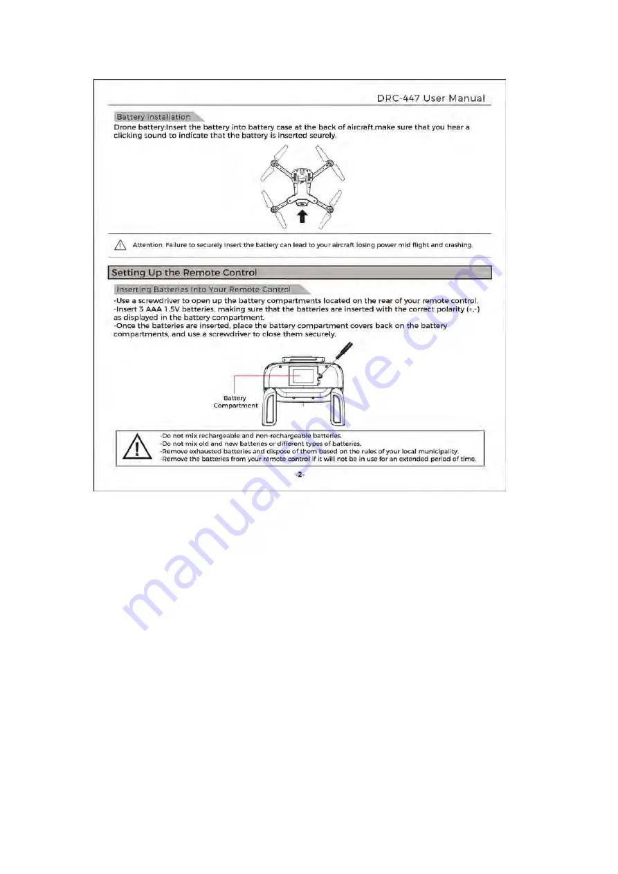 Vivitar Skyhawk DRC-447 User Manual Download Page 4