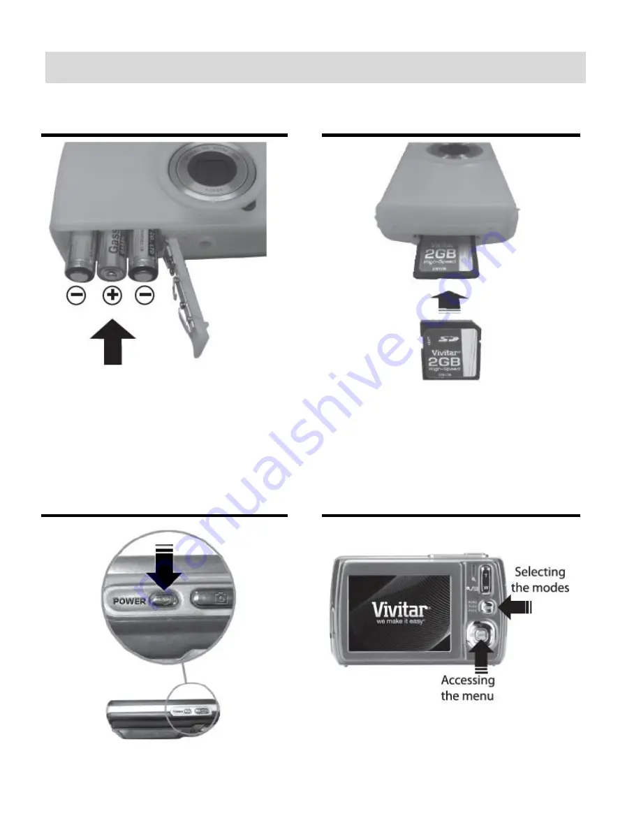 Vivitar VF332 User Manual Download Page 5