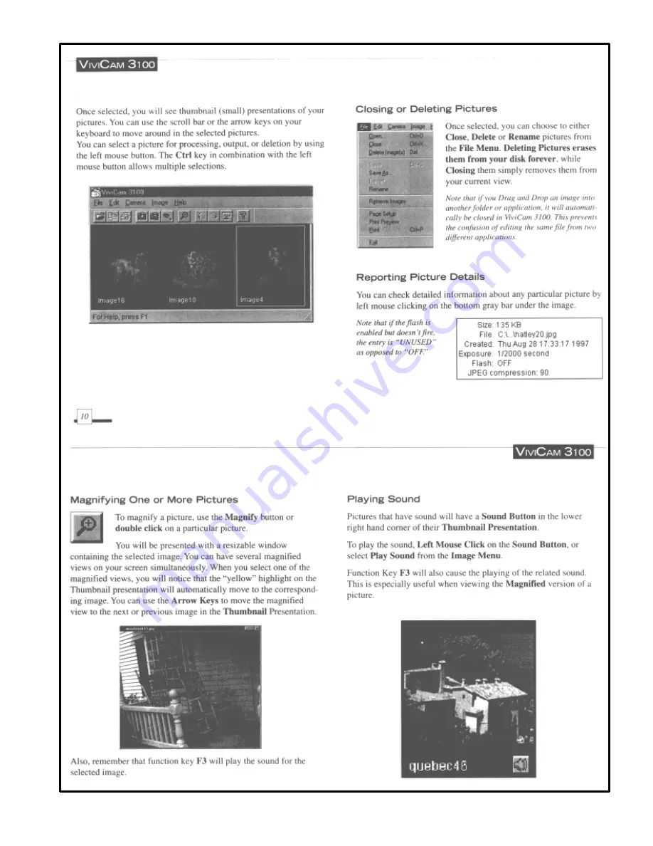 Vivitar ViviCam 3100 User Manual Download Page 5