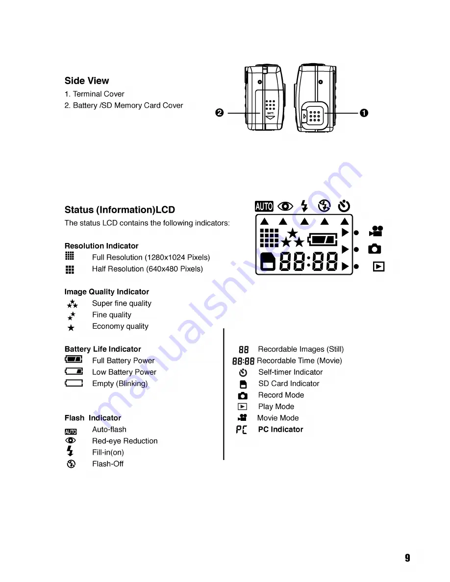 Vivitar Vivicam 3315 Скачать руководство пользователя страница 9