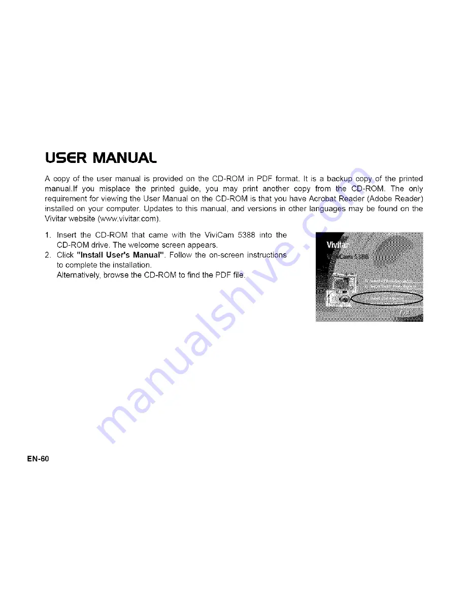 Vivitar ViviCam 5388 Owner'S Manual Download Page 61